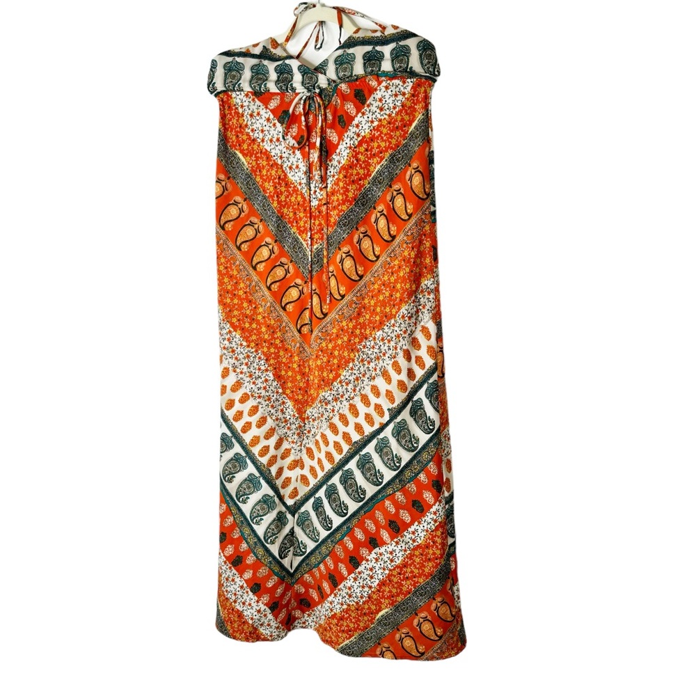 Bailey Blue Handkerchief Boho Maxi Dress Medium - Picture 1 of 4